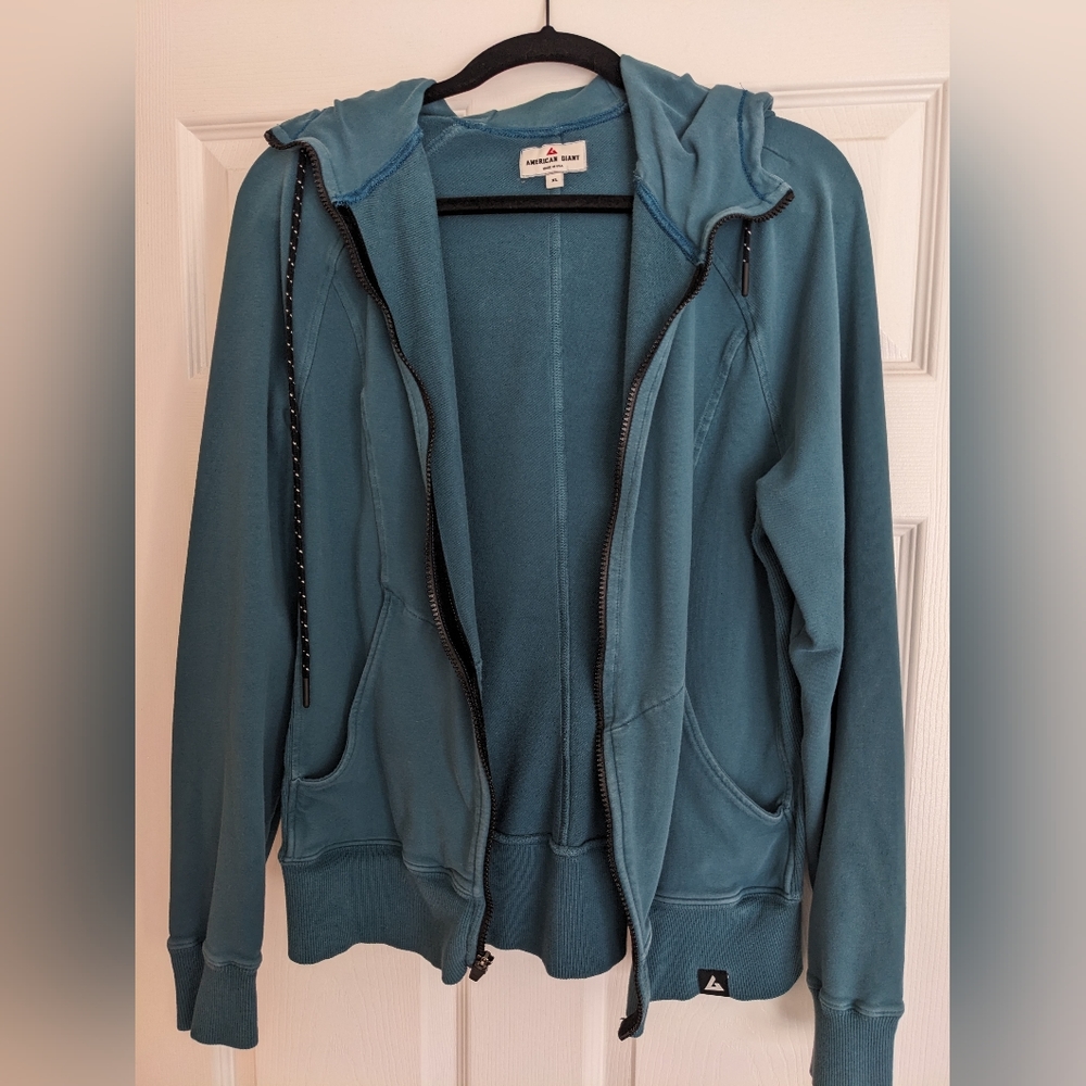 american giant sunrise full zip sweatshirt XL
